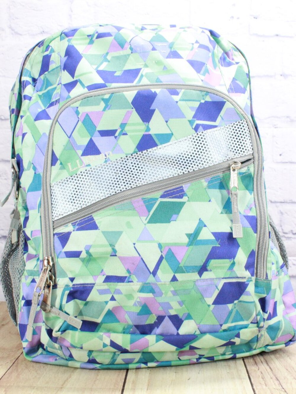 LL Bean Unisex Adult Deluxe Book Pack 37L School Backpack Summer Mint Prism